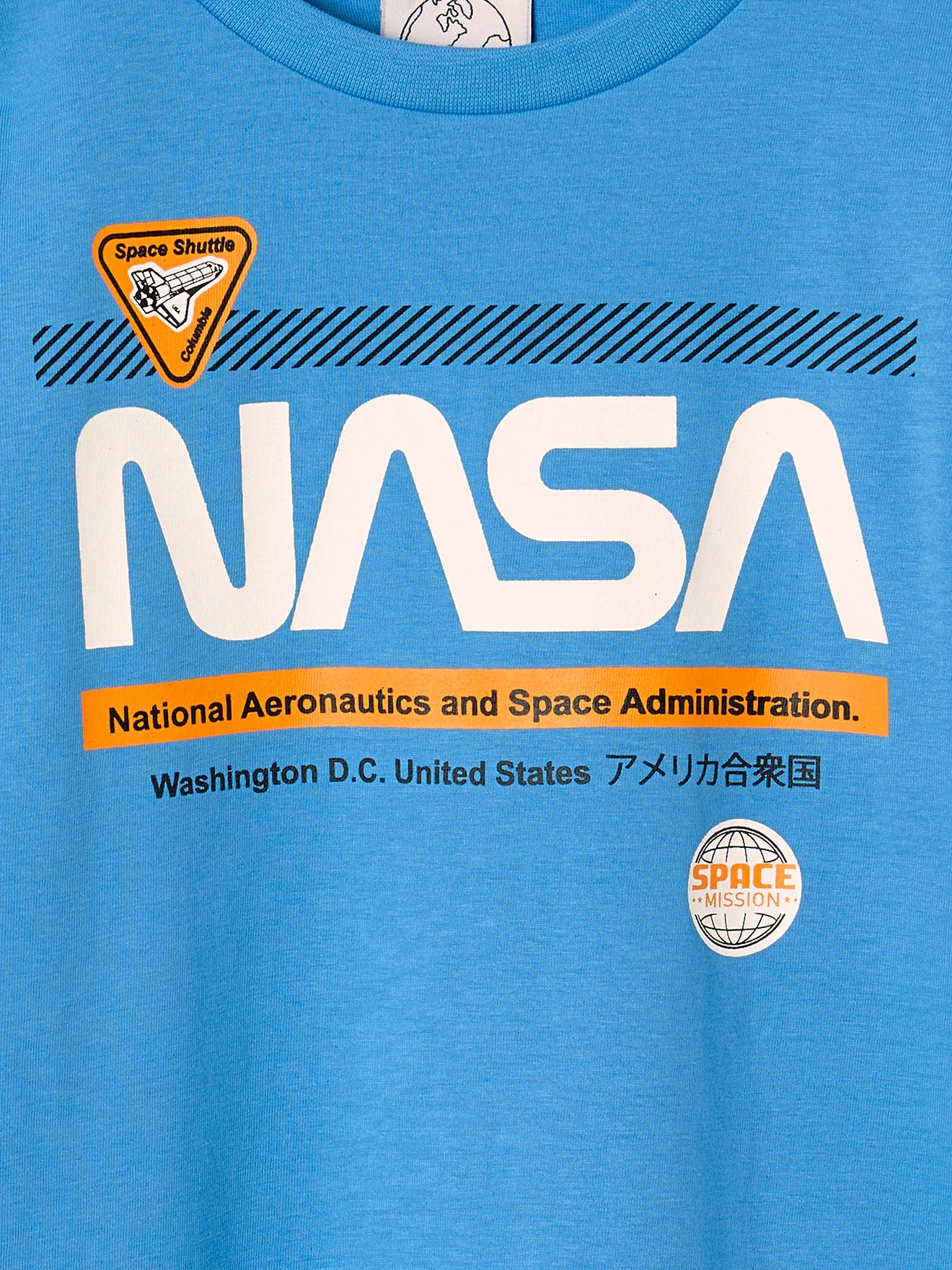 Thumbnail - Kinder T-Shirt NASA mit Print azur