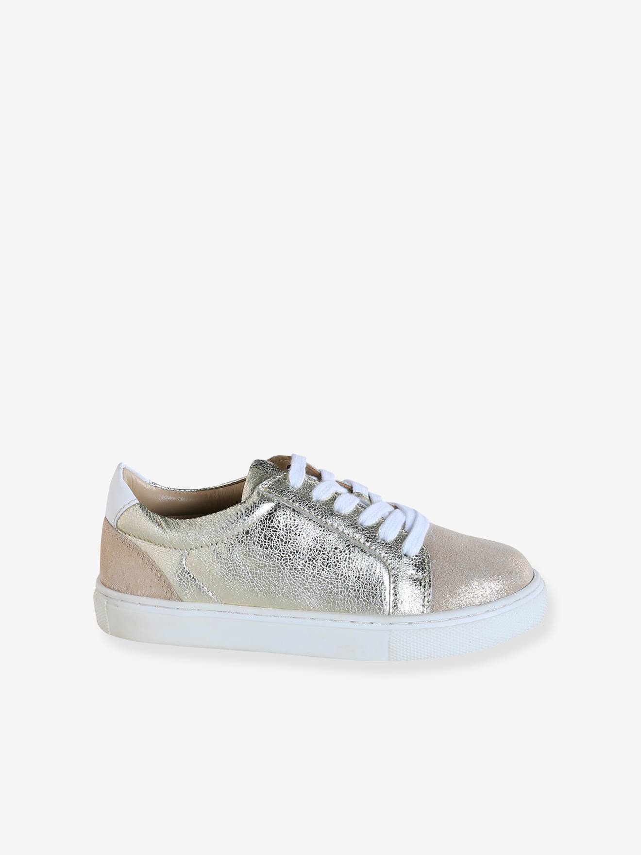 Thumbnail - Kinder Ledersneakers mit Schnürung