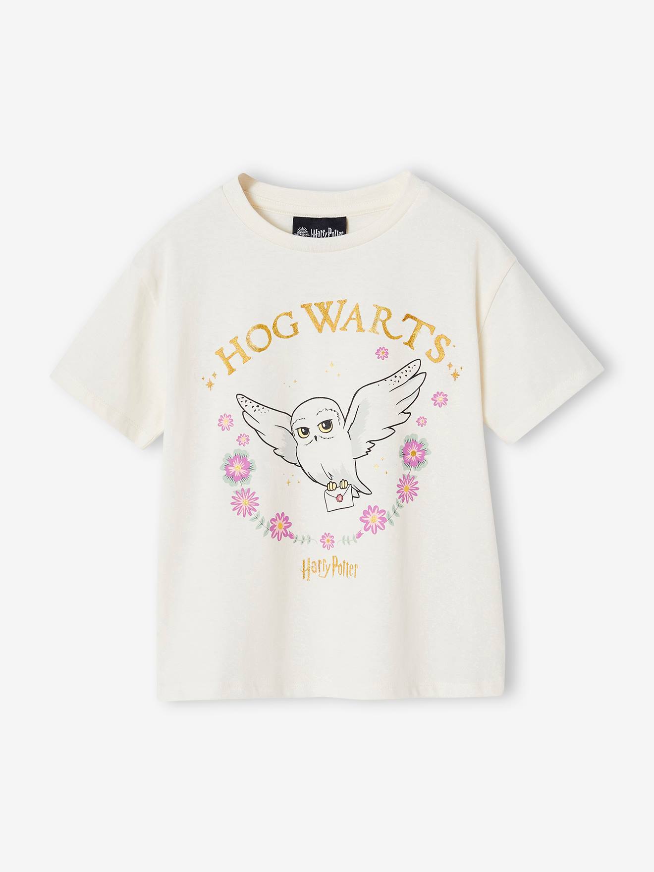 Kinder T-Shirt HARRY POTTER mit Hedwig-Print
