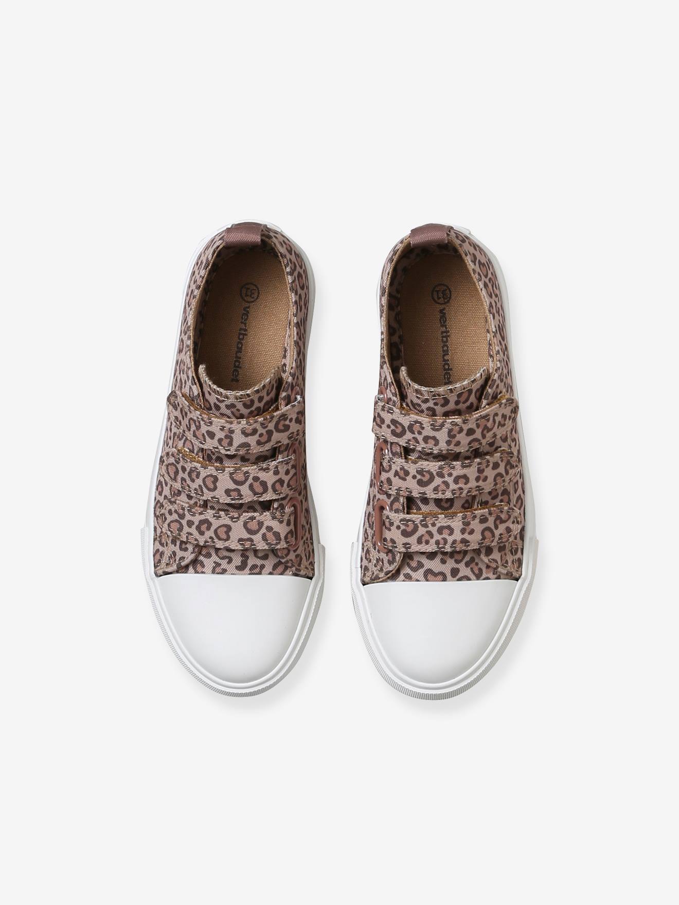 Thumbnail - Kinder Stoff-Sneakers mit Leoprint und Klett