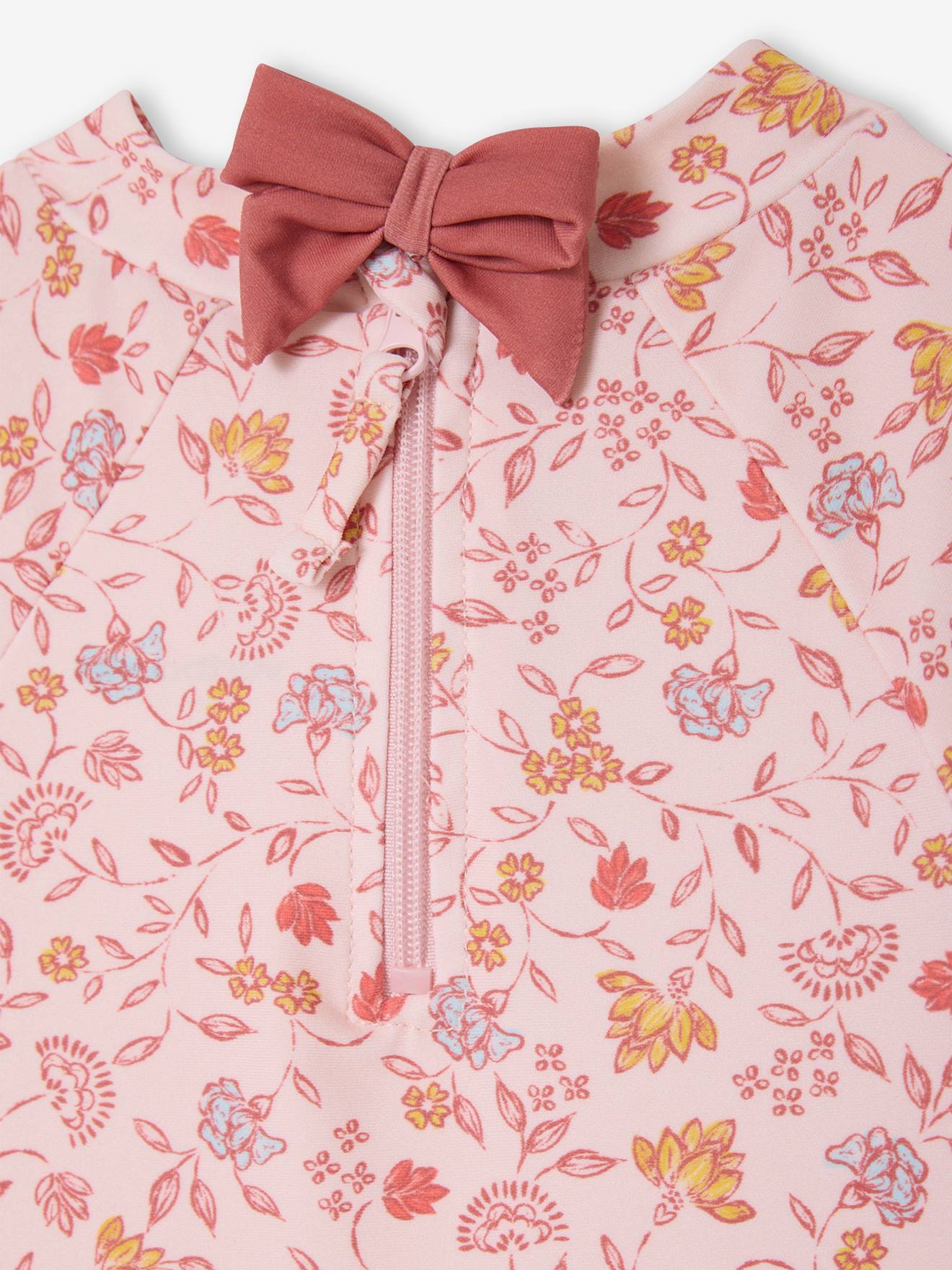 Thumbnail - Mädchen Baby Badeanzug mit langen Ärmeln