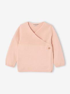 Babymode-Pullover, Strickjacken & Sweatshirts-Bio-Kollektion: Strickjacke für Neugeborene