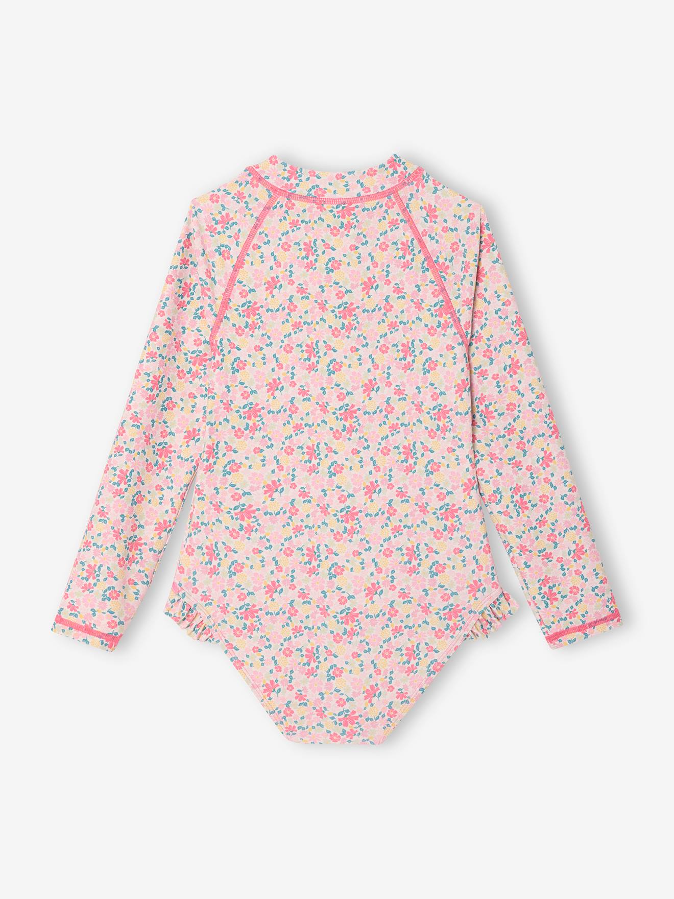 Thumbnail - Langärmeliger Mädchen Badeanzug