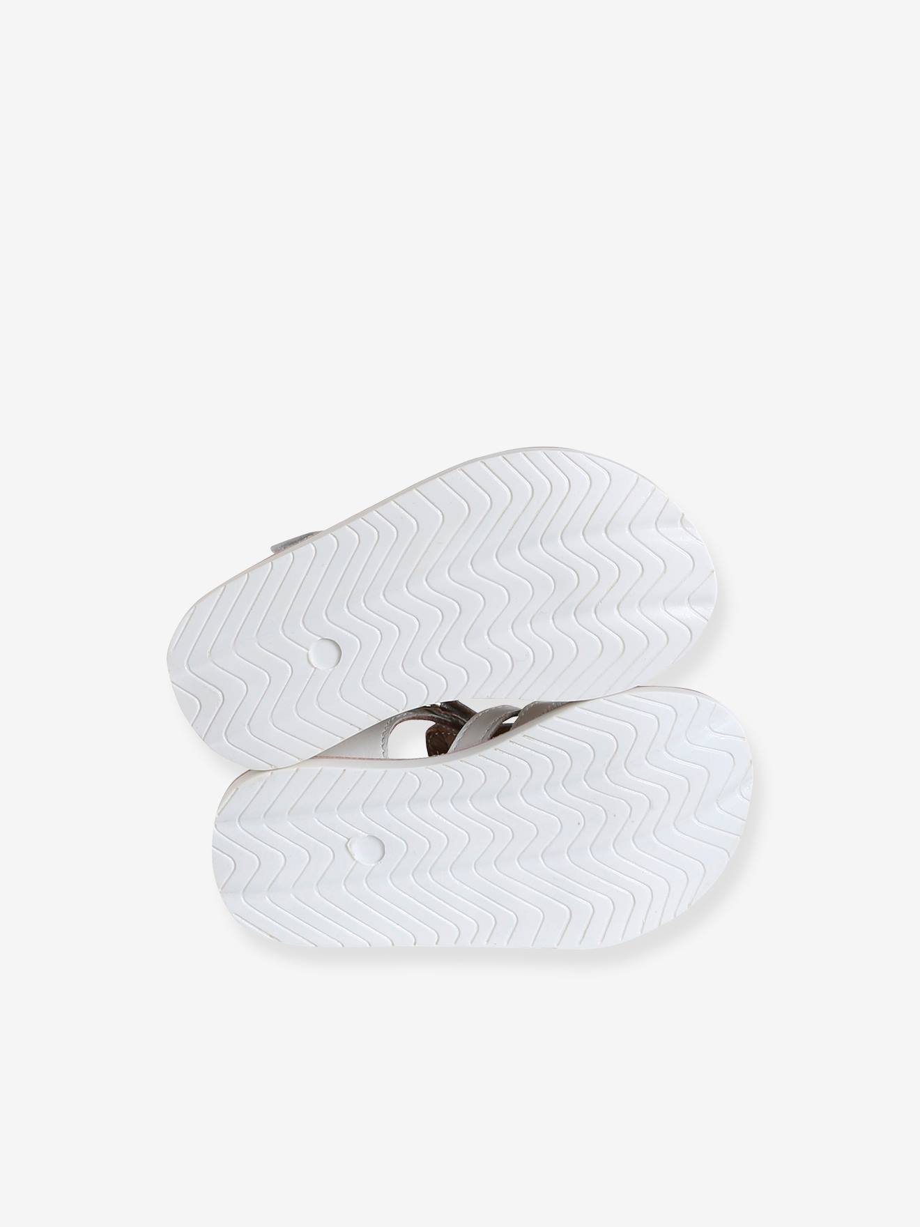 Thumbnail - Geschlossene Baby Klett-Sandalen aus Leder