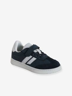 Kinderschuhe-Babyschuhe-Babyschuhe Jungen-Kinder Sneakers mit Anziehtrick und elastischer Schnürung, Kontrast
