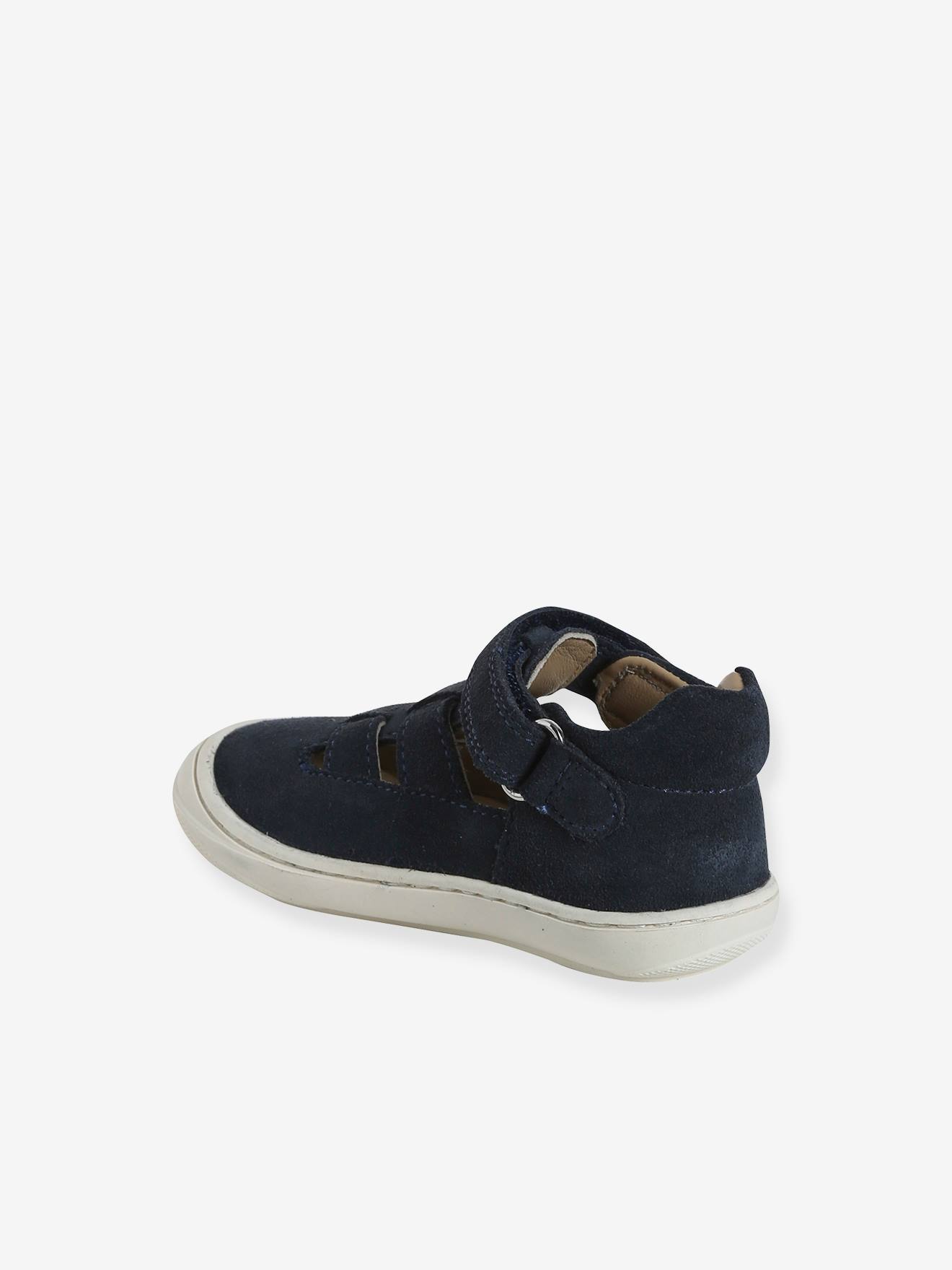 Thumbnail - Baby Riemchenschuhe aus Leder mit Klettverschluss