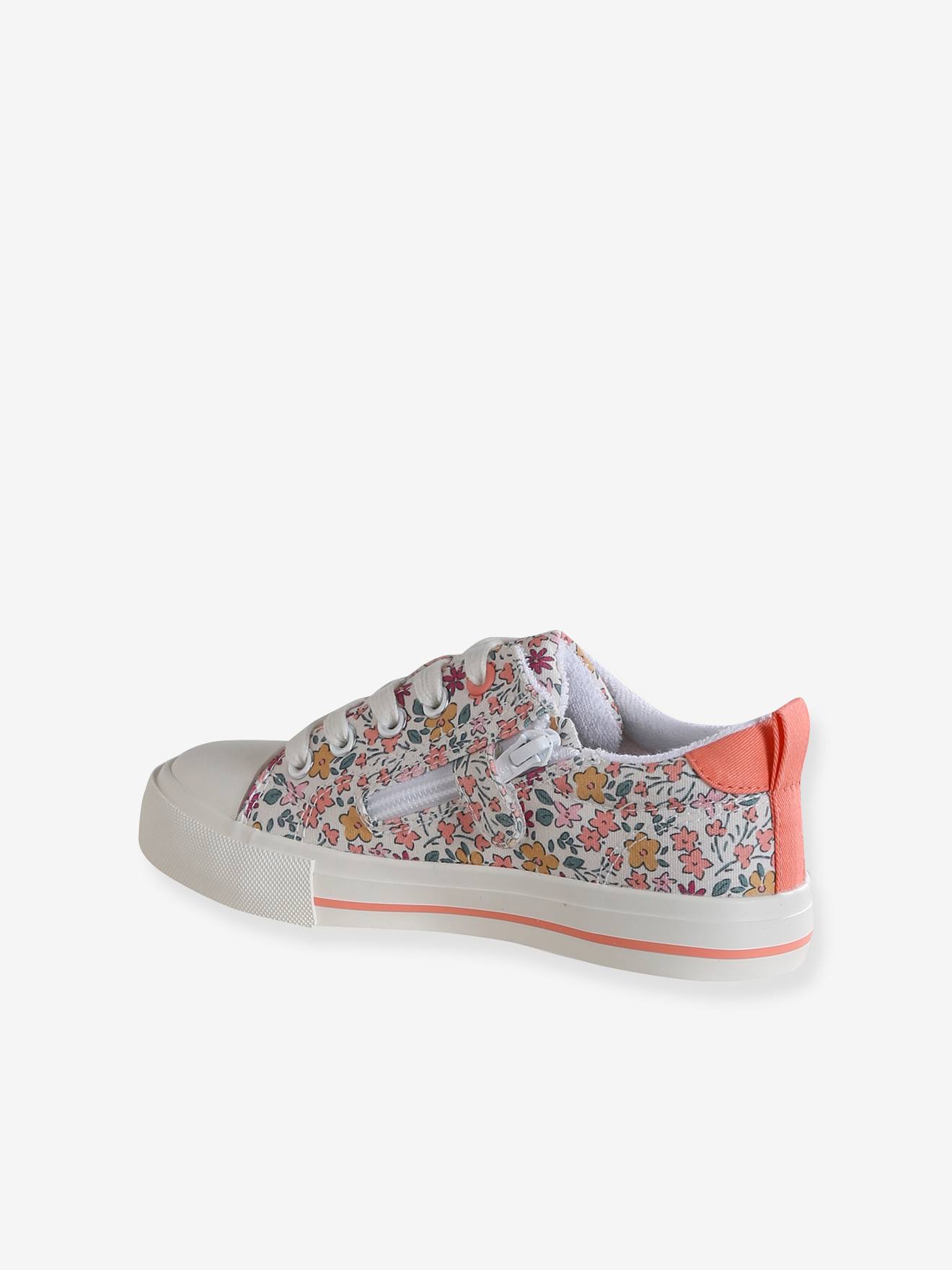 Thumbnail - Mädchen Stoff-Sneakers mit Reißverschluss