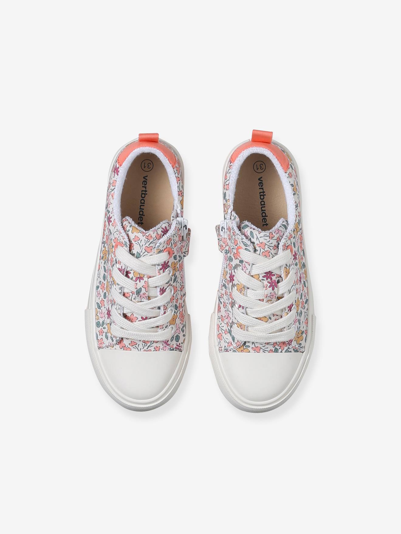 Thumbnail - Mädchen Stoff-Sneakers mit Reißverschluss