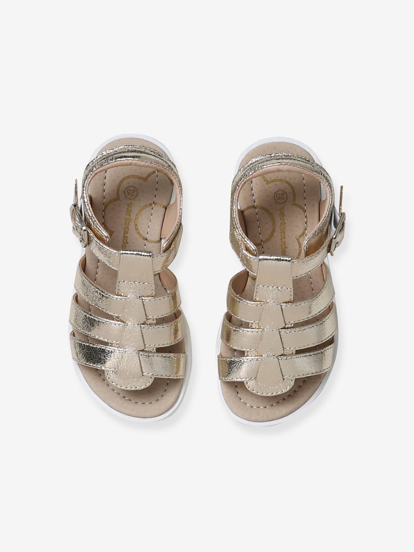 Thumbnail - Kinder Riemchen-Sandalen mit dicker Sohle und Anziehtrick