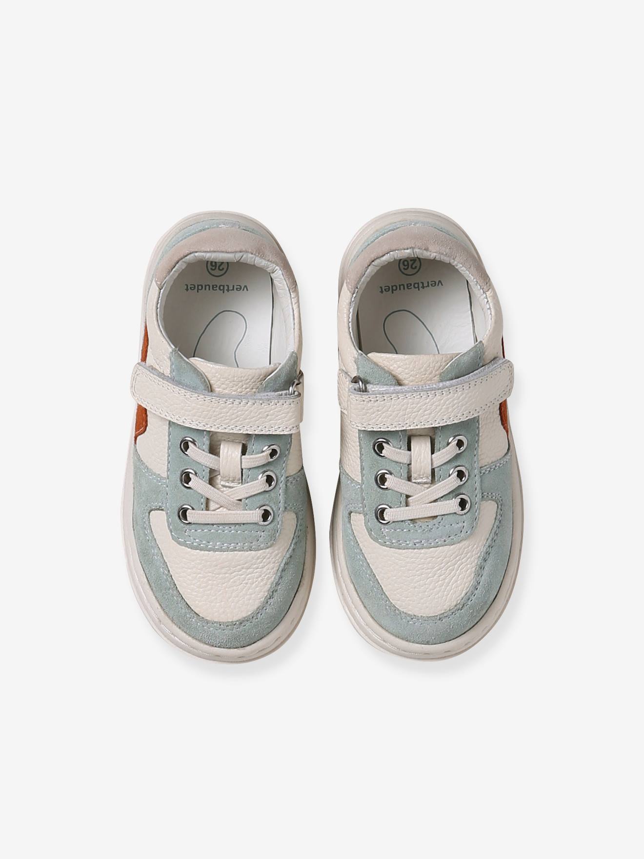 Thumbnail - Kinder Ledersneakers mit Anziehtrick und elastischer Schnürung set