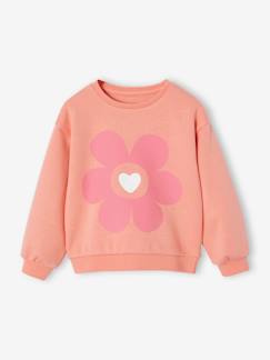 Maedchenkleidung-Pullover, Strickjacken & Sweatshirts-Mädchen Sweatshirt mit Print Basics