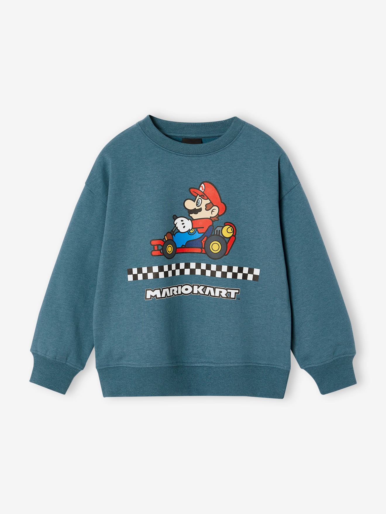 Kinder Sweatshirt SUPER MARIO pfauen