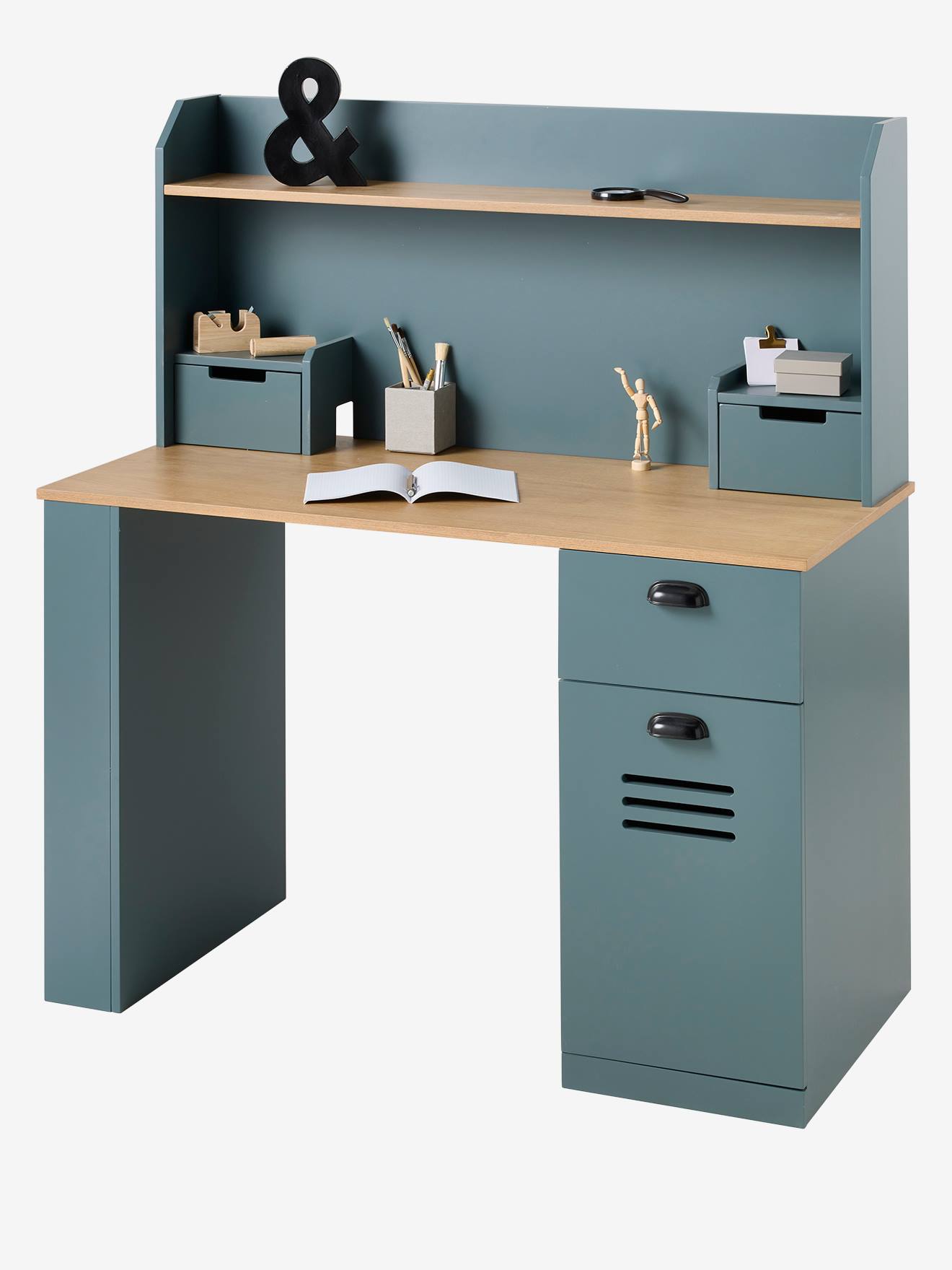 Thumbnail - Kinderschreibtisch mit Aufbewahrung MISTRAL