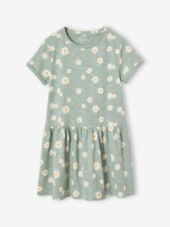 Maedchenkleidung-Kleider-Mädchen Shirtkleid BASIC