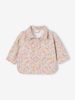 Babymode-Mäntel, Jacken, Overalls & Ausfahrsäcke-Mädchen Baby Jacke aus leichtem Webstoff