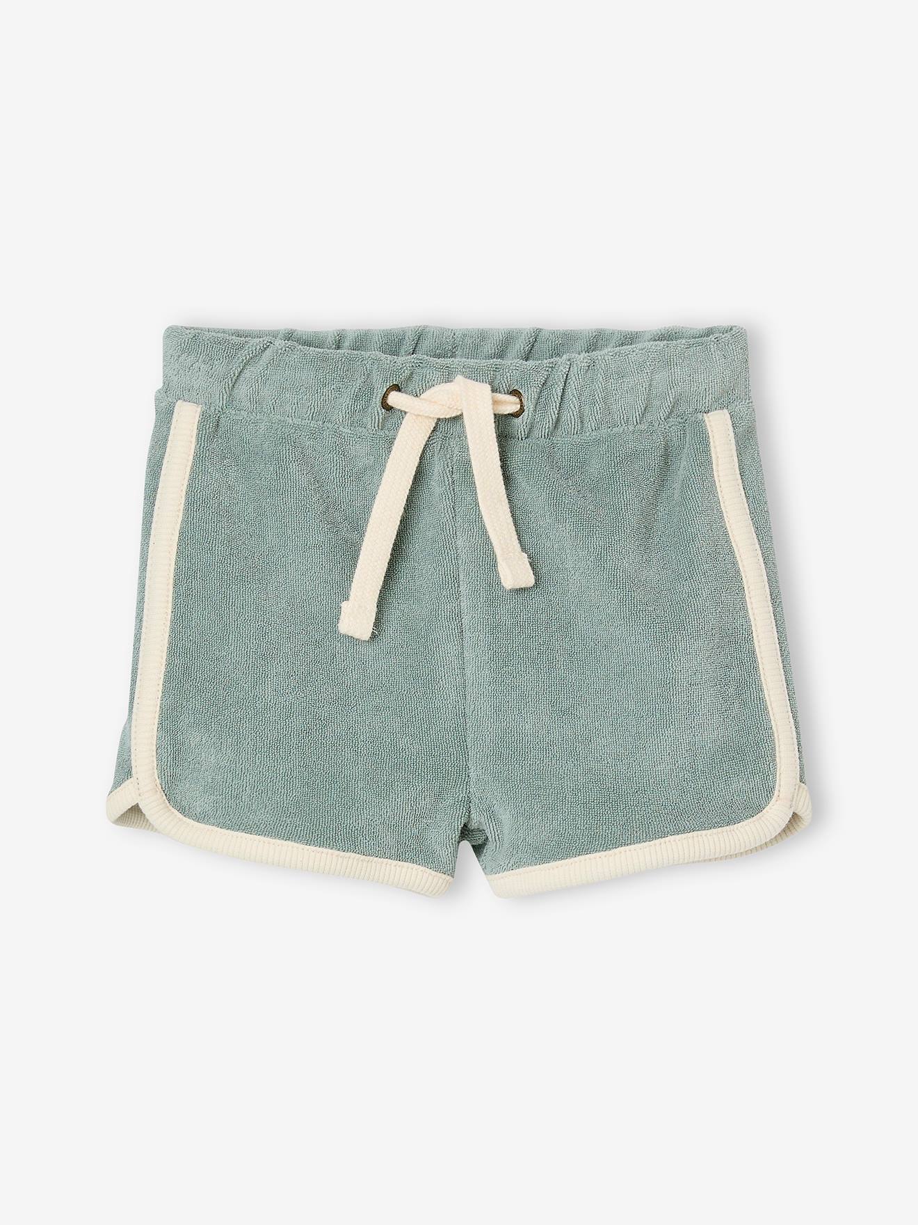 Thumbnail - Baby-Set aus Frottee: T-Shirt & Shorts