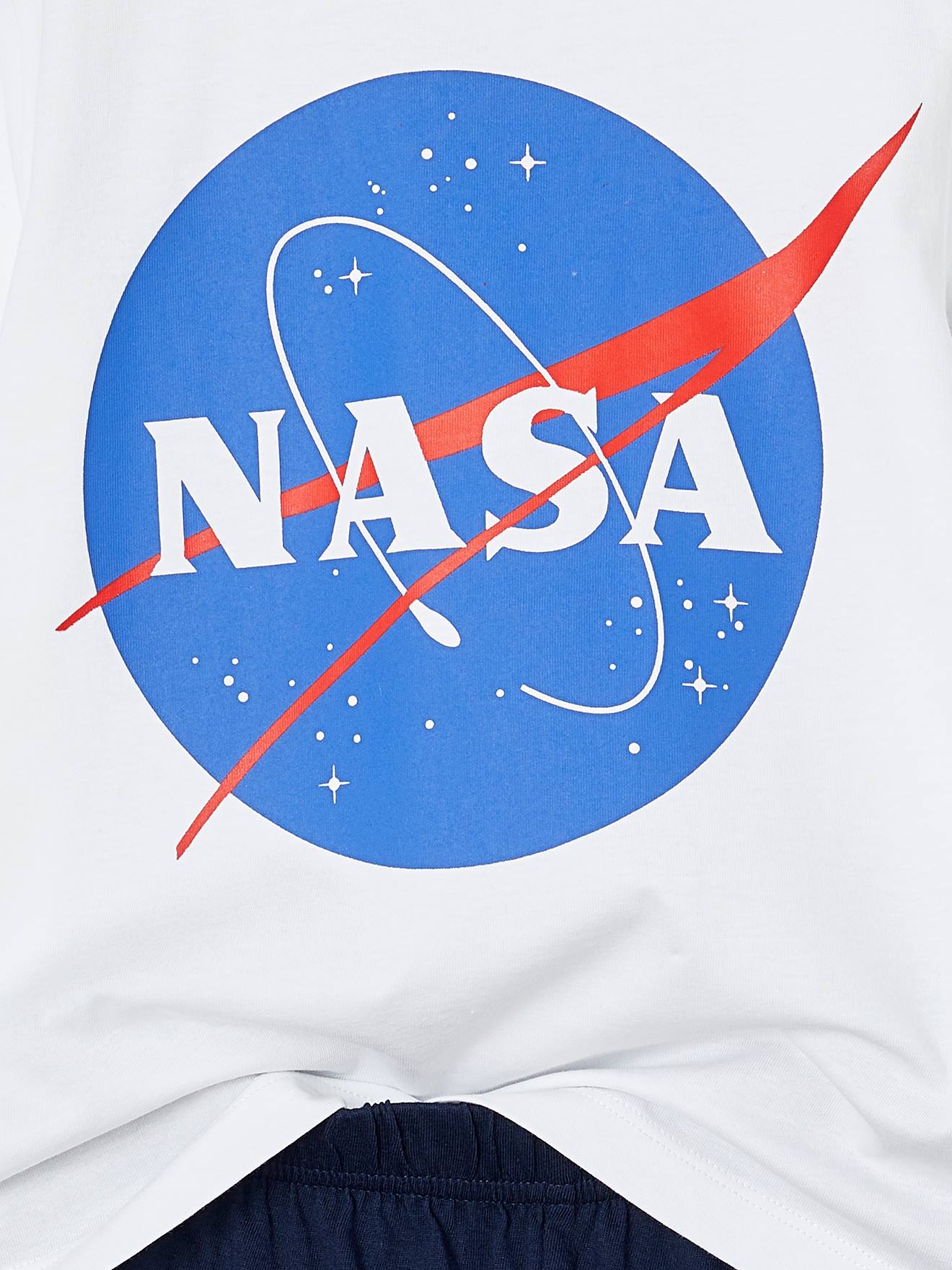 Thumbnail - Zweifarbiger Kinder Sommer-Schlafanzug NASA
