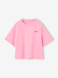 Maedchenkleidung-Shirts & Rollkragenpullover-Mädchen T-Shirt in Cropped-Länge
