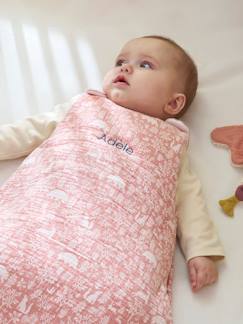 -Ärmelloser Baby Schlafsack WALDSPAZIERGANG OEKO-TEX® personalisierbar