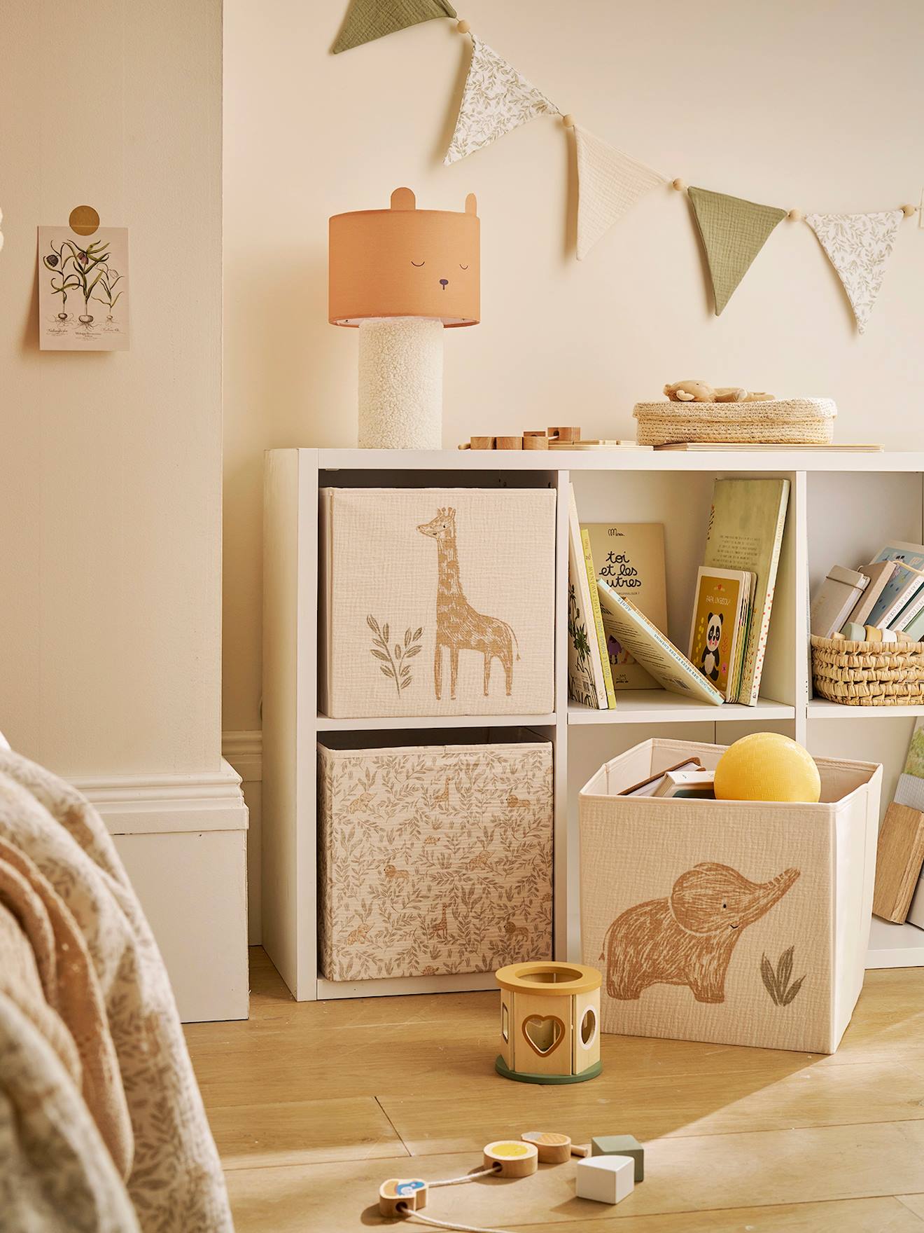 3er-Set Kinderzimmer Aufbewahrungsboxen BABYLON