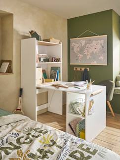 Kinderzimmer-Kindermöbel-Kinderzimmer Regalschrank mit integriertem Schreibtisch MODULO