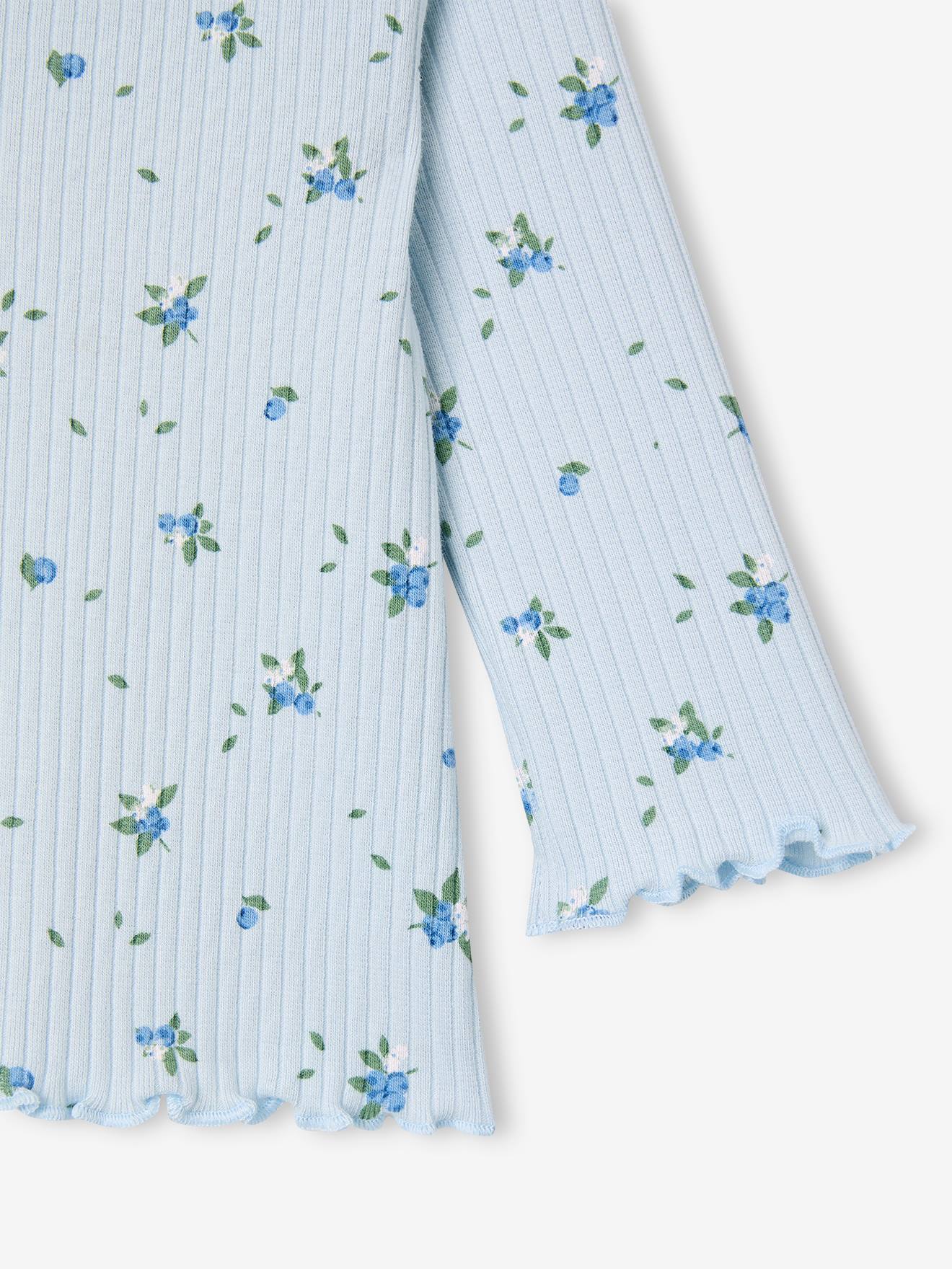 Thumbnail - Bio-Kollektion: geripptes Baby Shirt mit langen Ärmeln