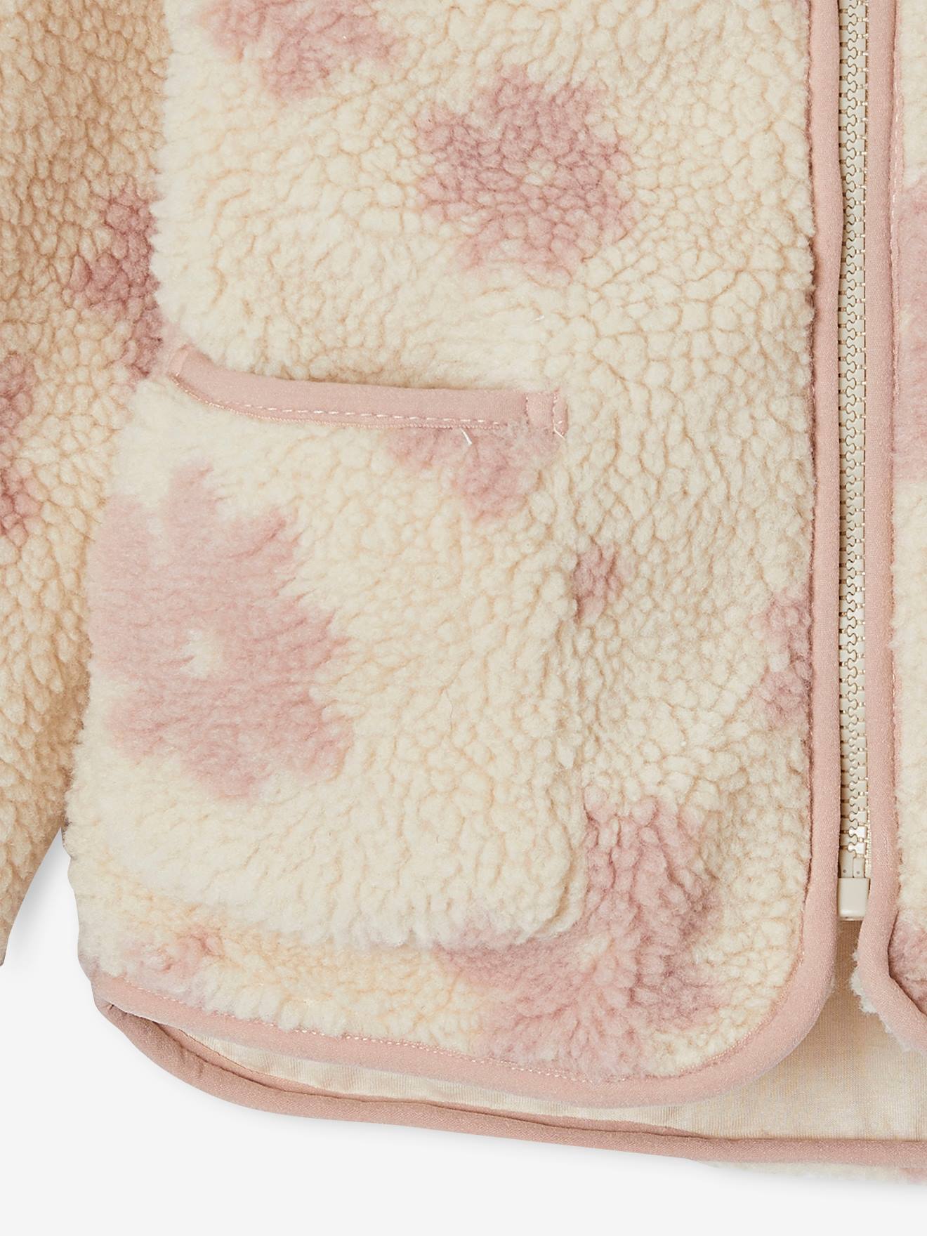 Thumbnail - Mädchen Teddyfleece-Jacke mit Kapuze