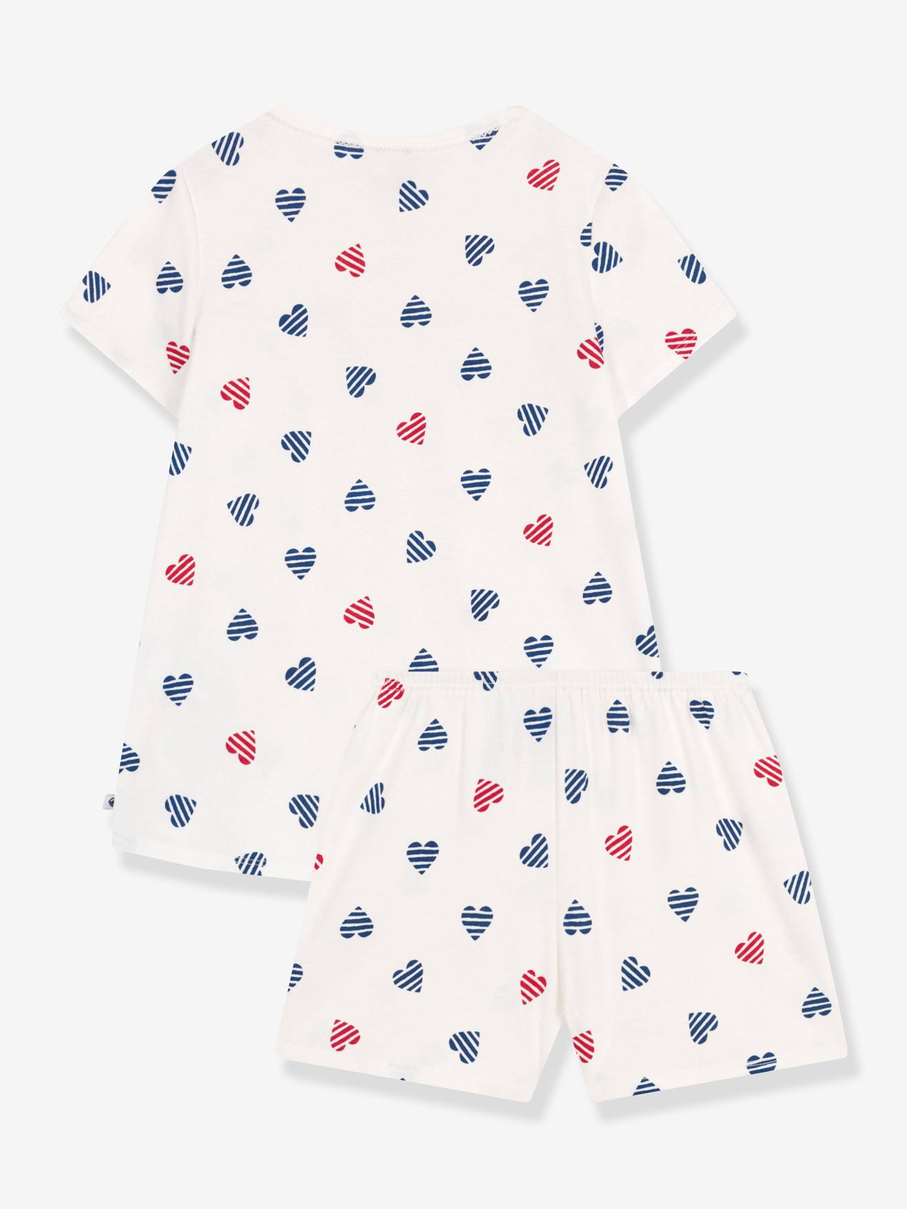 Thumbnail - Kinder Sommer-Schlafanzug mit Herzen PETIT BATEAU