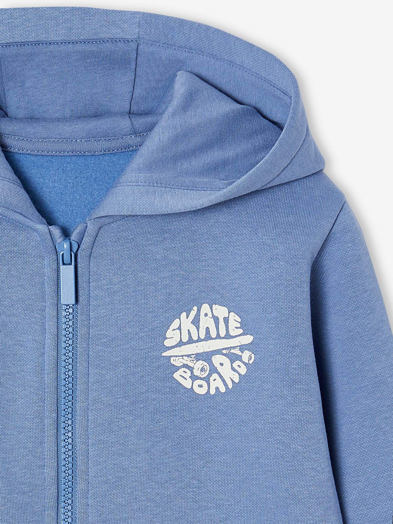 Thumbnail - Jungen Kapuzensweatjacke BASIC mit Recycling-Polyester