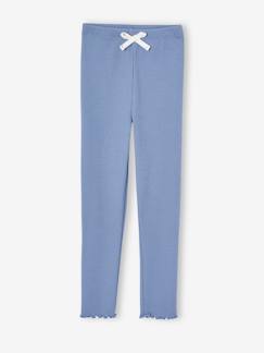 Maedchenkleidung-Gerippte Mädchen Leggings