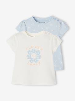 Babymode-Shirts & Rollkragenpullover-2er-Pack Baby T-Shirts BASIC bedruckt