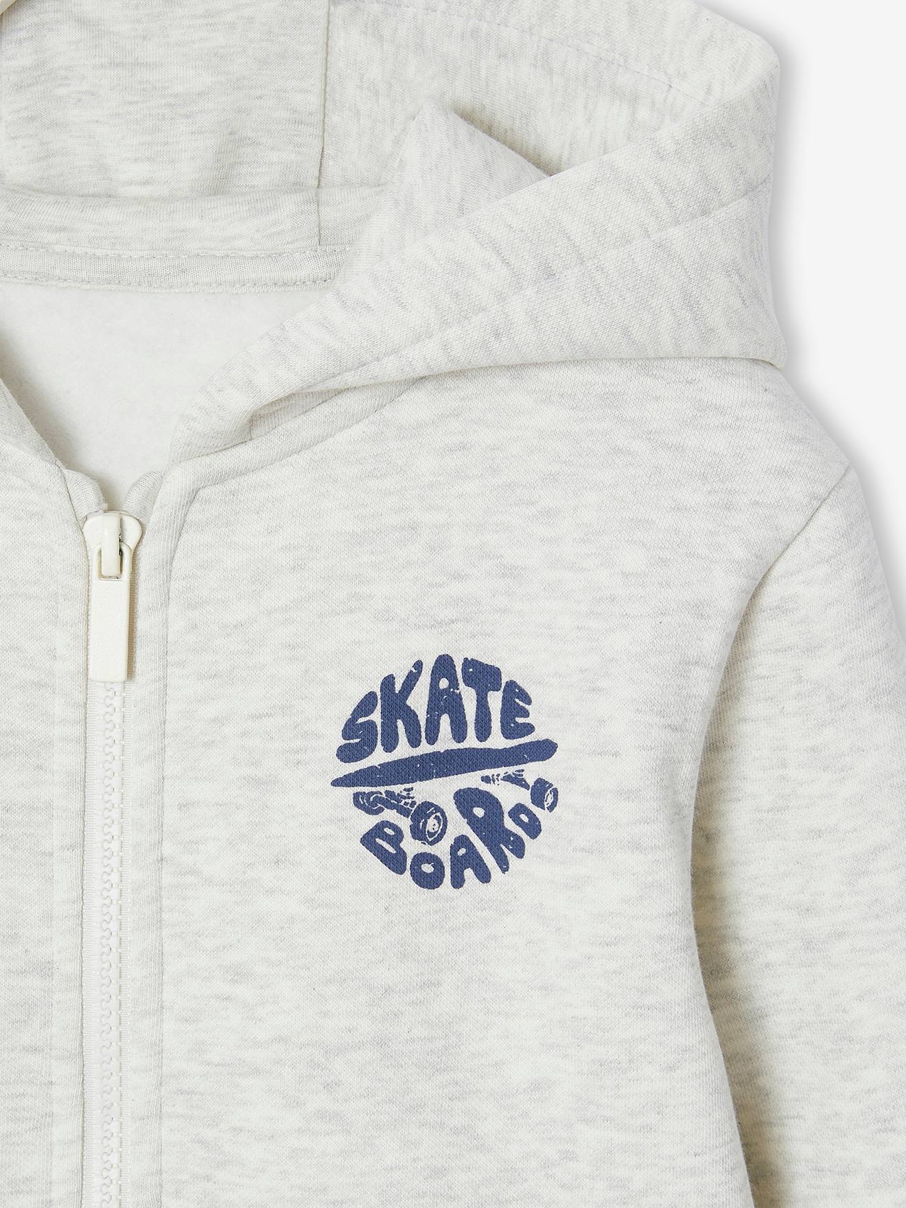 Thumbnail - Jungen Kapuzensweatjacke BASIC mit Recycling-Polyester