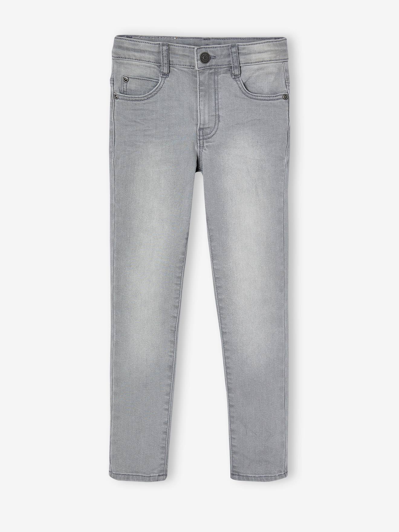 Jungen Slim-Fit-Jeans Hüftweite SLIM Bundweite verstellbar er denim