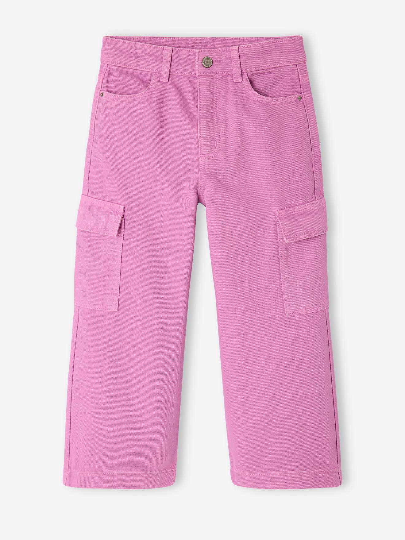 Mädchen Cargo-Hose mit weitem Bein