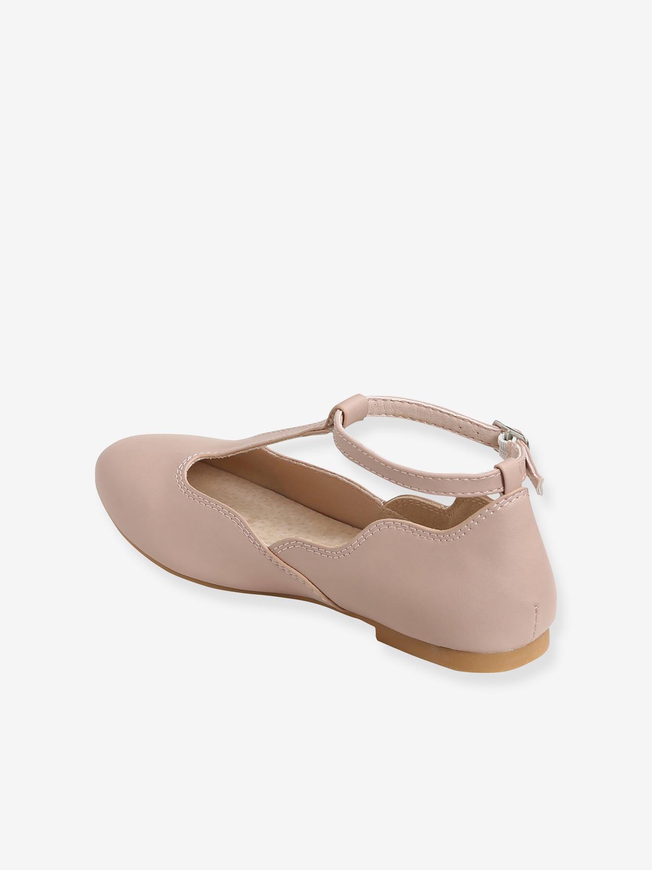 Thumbnail - Mädchen Riemen-Ballerinas mit Glitzer hell