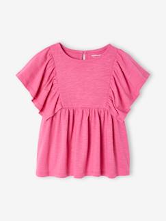 Maedchenkleidung-Shirts & Rollkragenpullover-Mädchen Blusenshirt mit Recycling-Polyester