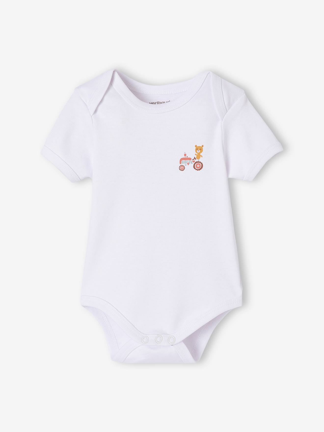 Thumbnail - Bio-Kollektion: 5er-Pack Baby Kurzarm-Bodys in Geschenkbox