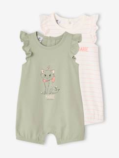 Babymode-Bodys-2er-Pack Baby Kurzoveralls Disney Animals