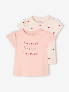 Babymode-Shirts & Rollkragenpullover-2er-Pack Baby T-Shirts BASIC bedruckt