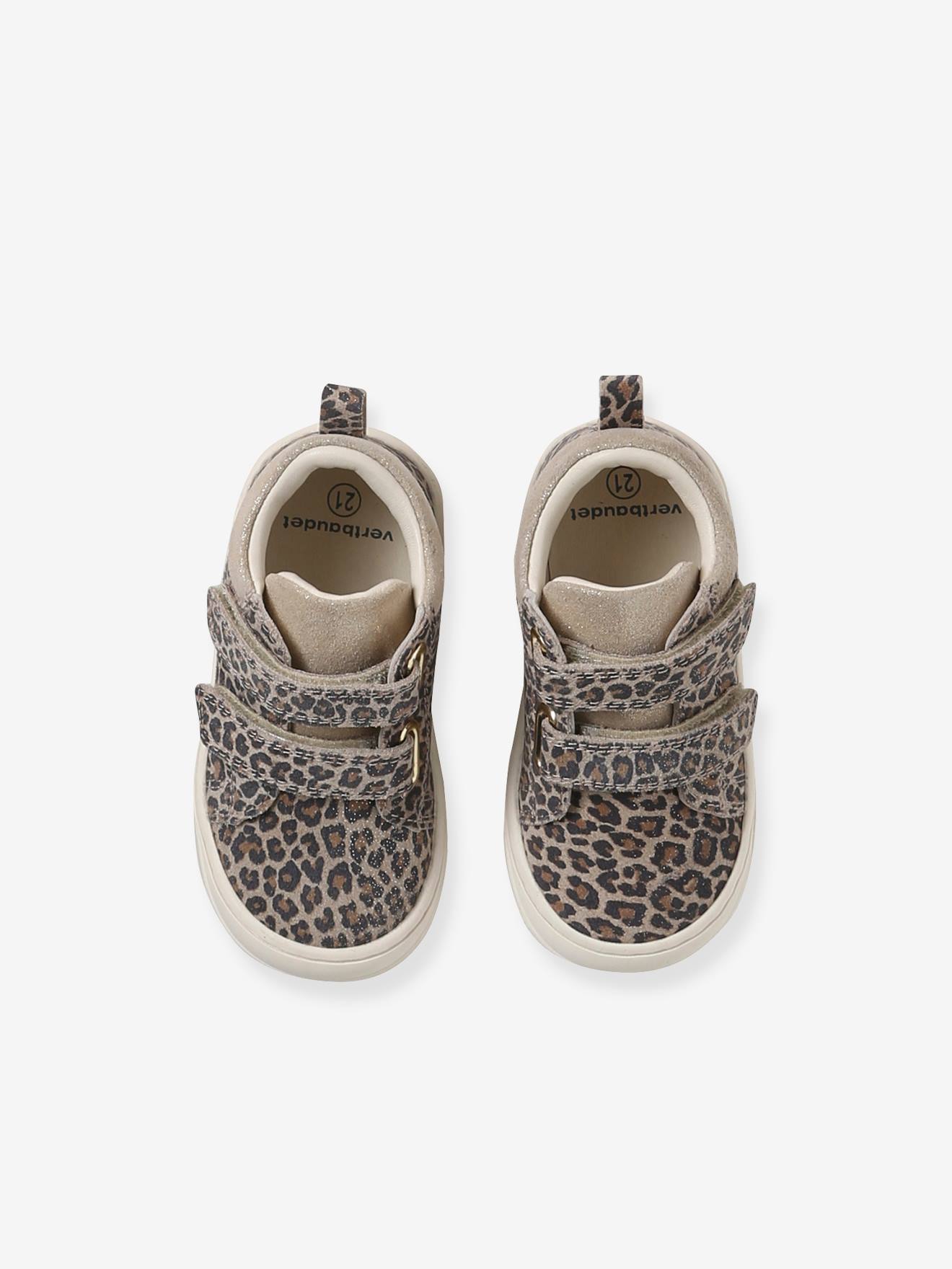 Thumbnail - Baby Lauflernschuhe mit Klett aus weichem Leder