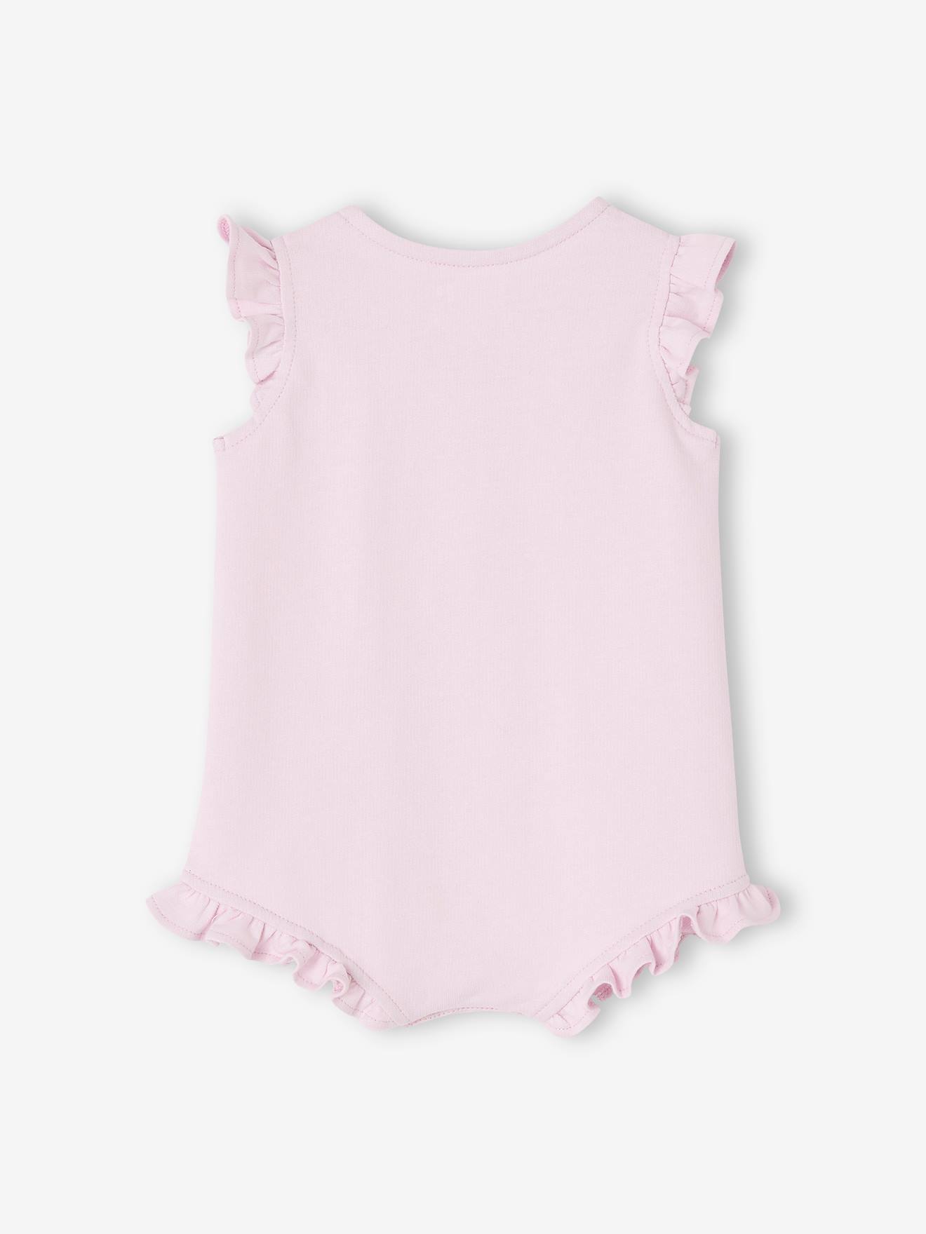 Thumbnail - Bio-Kollektion: Mädchen Baby-Set aus Kurzoverall und Haarband
