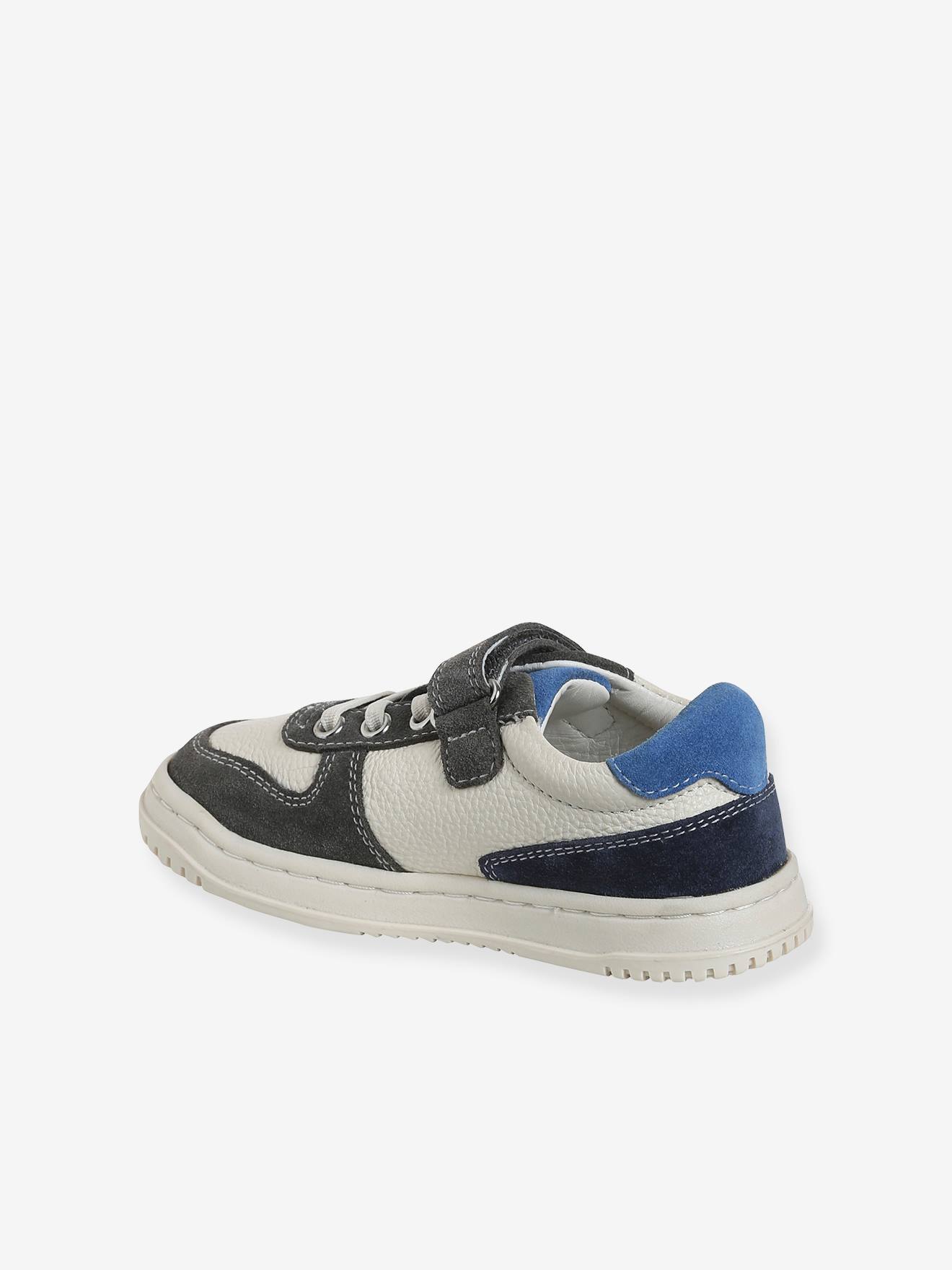 Thumbnail - Kinder Ledersneakers mit Anziehtrick und elastischer Schnürung set