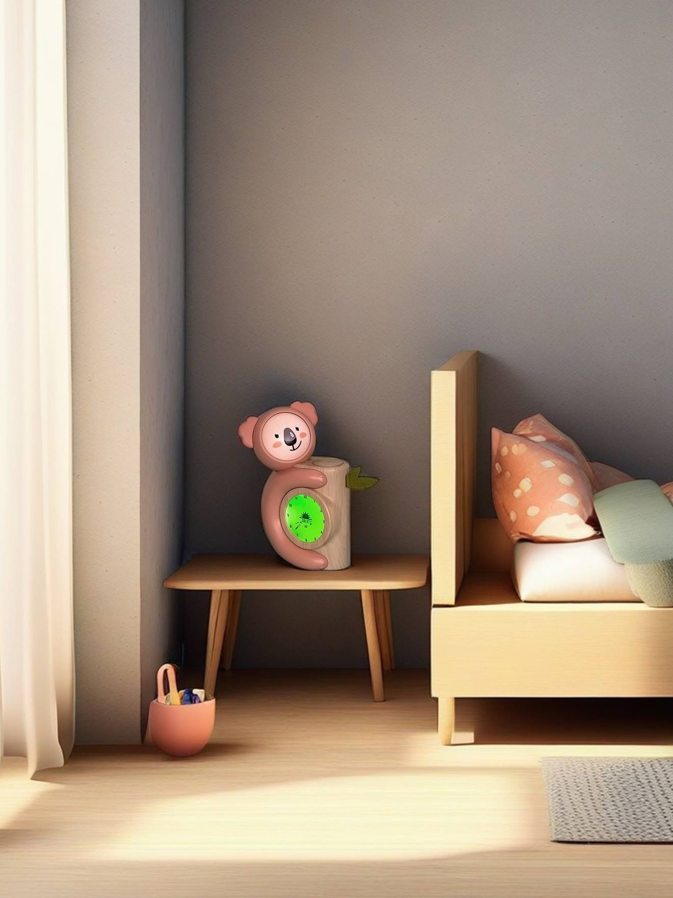 Thumbnail - 3-in-1 Kinderwecker mit Lernfunktion und Nachtlicht Koala PABOBO