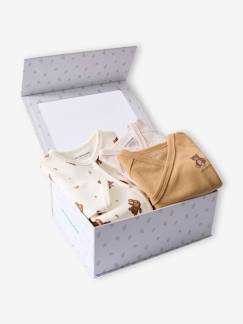 Babymode-Bio-Kollektion: Baby-Set für Neugeborene, Bärenmotiv, 3 Teile