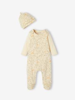 Babymode-Baby-Sets-Bio-Kollektion: Baby Geschenk-Set aus Body, Latzhose & Mütze