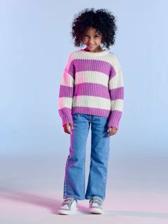 Maedchenkleidung-Jeans-Mädchen Jeans mit ausgestelltem Bein