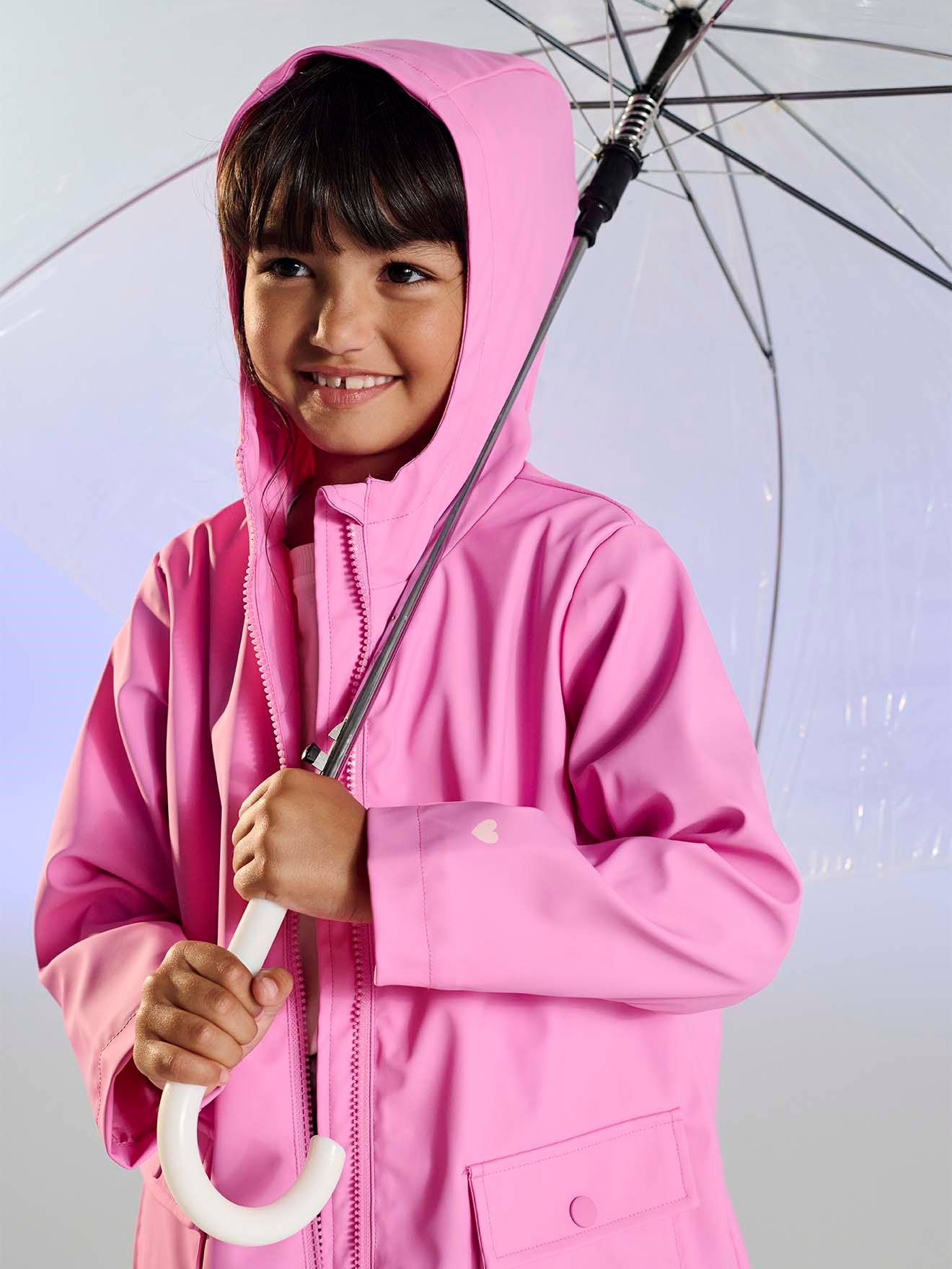 Mädchen Regenjacke mit Kapuze