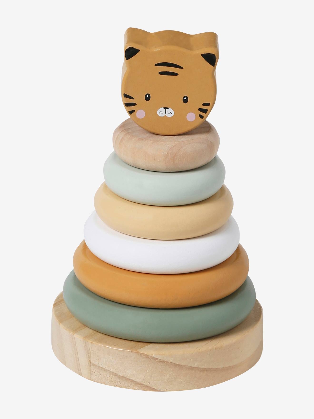 Vertbaudet Baby Stapelturm Tansania Aus Holz Fsc® Braun Einheitsgröße