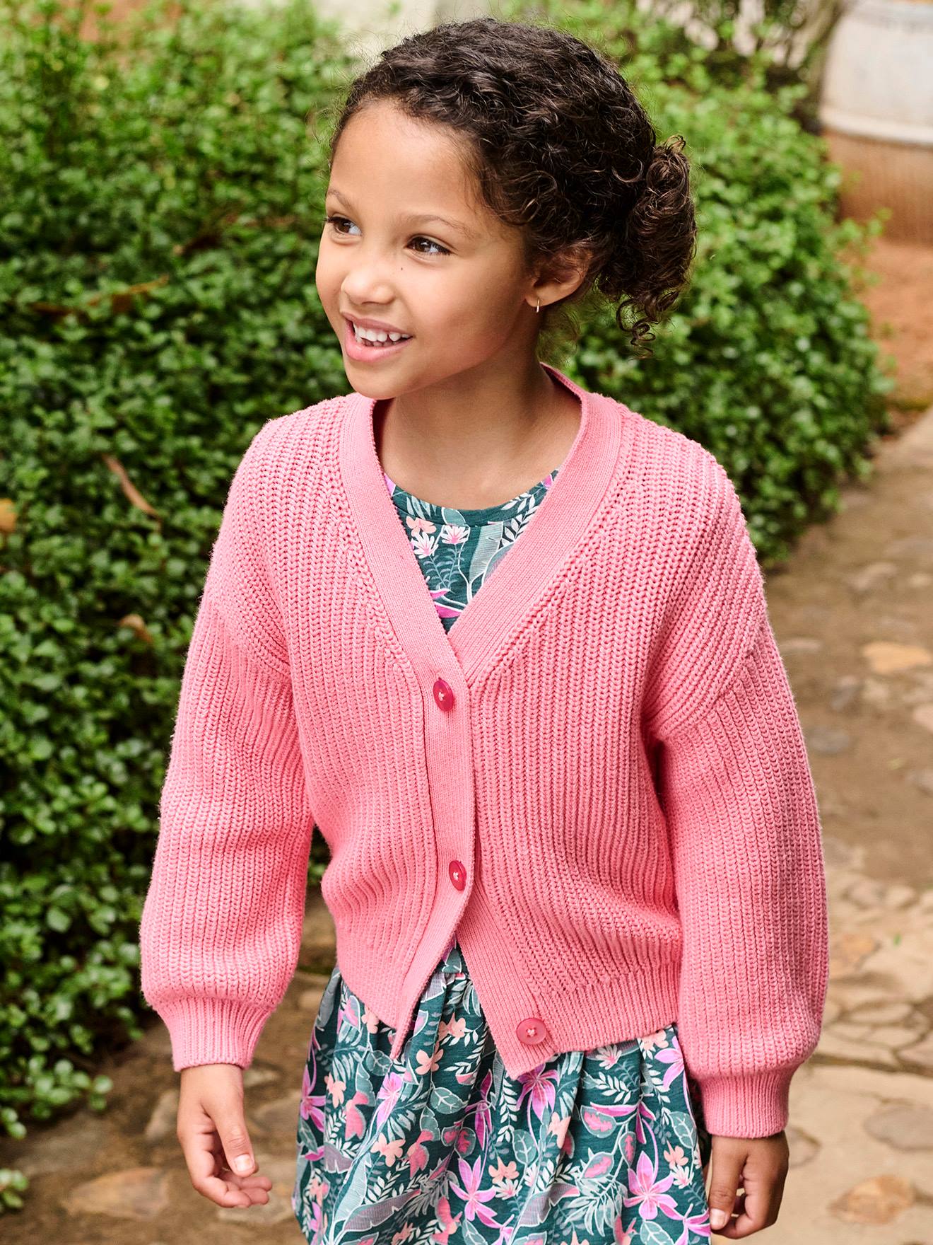 Mädchen Strickjacke