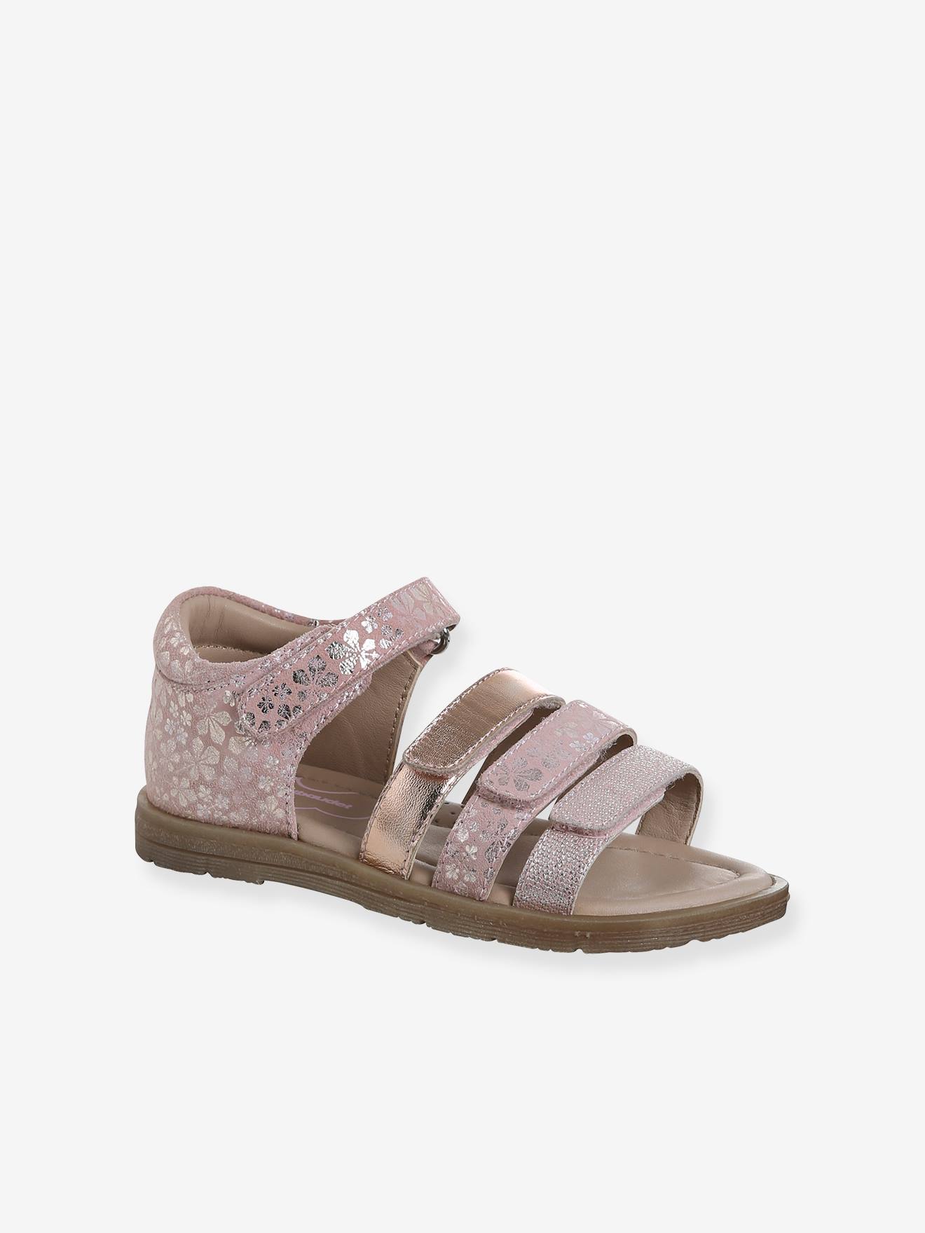 Kinder Leder-Sandalen mit Anziehtrick